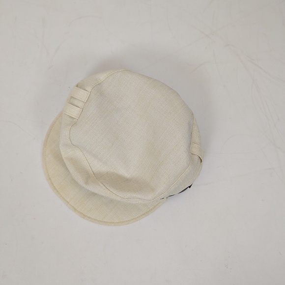 *Free with Purchase* DeLux Newsboy Paper Boy Cap Pageboy Baker Cream Beige - Picture 5 of 7